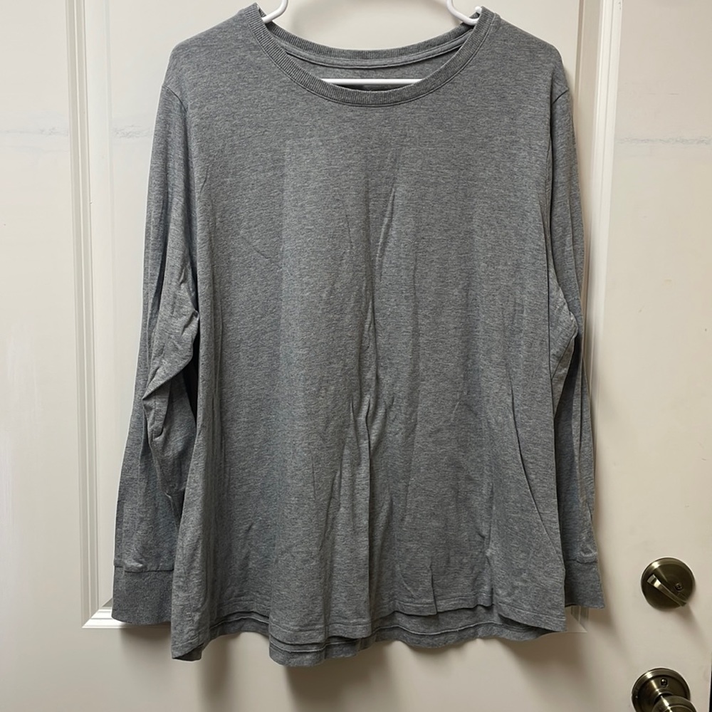 grey long sleeve
